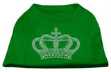 Rhinestone Crown Shirts Emerald Green Lg (14)