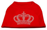 Rhinestone Crown Shirts Red L (14)