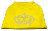 Rhinestone Crown Shirts Yellow Lg (14)