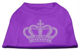 Rhinestone Crown Shirts Purple S (10)