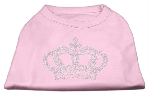 Rhinestone Crown Shirts Light Pink XS (8)