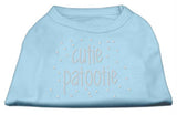 Cutie Patootie Rhinestone Shirts Baby Blue LG (14)