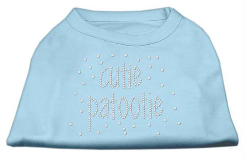 Cutie Patootie Rhinestone Shirts Baby Blue LG (14)