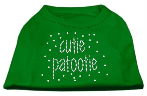 Cutie Patootie Rhinestone Shirts Emerald Green Lg (14)