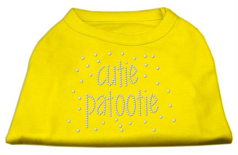 Cutie Patootie Rhinestone Shirts Yellow Lg (14)