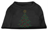 Christmas Tree Rhinestone Shirt Black L (14)