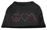 Peace, Love, and Candy Canes Shirts Black M (12)