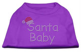 Santa Baby Rhinestone Shirts  Purple L (14)