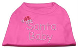 Santa Baby Rhinestone Shirts  Bright Pink XL (16)