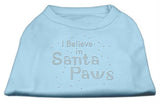 I Believe in Santa Paws Shirt Baby Blue L (14)