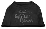 I Believe in Santa Paws Shirt Black L (14)