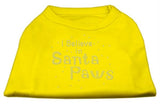 I Believe in Santa Paws Shirt Yellow Med (12)