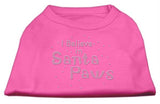 I Believe in Santa Paws Shirt Bright Pink S (10)