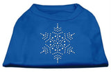 Snowflake Rhinestone Shirt Blue Med (12)