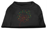 Christmas Wreath Rhinestone Shirt Black XL (16)