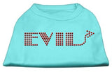 Evil Rhinestone Shirts Aqua L (14)