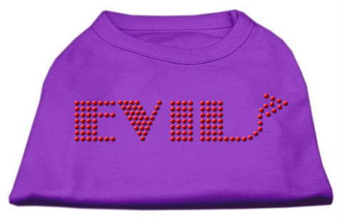 Evil Rhinestone Shirts Purple L (14)