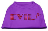 Evil Rhinestone Shirts Purple XS (8)