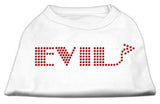 Evil Rhinestone Shirts White XS (8)