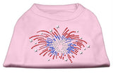 Fireworks Rhinestone Shirt Light Pink L (14)