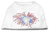 Fireworks Rhinestone Shirt White L (14)