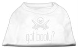 Got Booty? Rhinestone Shirts White L (14)