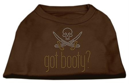 Got Booty? Rhinestone Shirts Brown XXL (18)