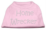 Home Wrecker Rhinestone Shirts Light Pink M (12)