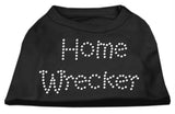 Home Wrecker Rhinestone Shirts Black S (10)