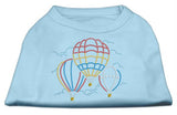 Hot Air Balloon Rhinestone Shirts Baby Blue L (14)