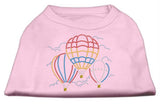 Hot Air Balloon Rhinestone Shirts Light Pink XS (8)