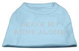 Leave My Bone Alone! Rhinestone Shirts Baby Blue L (14)