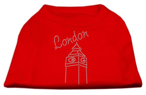 London Rhinestone Shirts Red M (12)