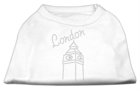 London Rhinestone Shirts White M (12)