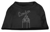 London Rhinestone Shirts Black S (10)