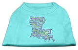 Louisiana Rhinestone Shirts Aqua L (14)