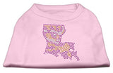 Louisiana Rhinestone Shirts Light Pink L (14)