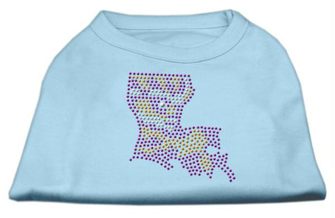 Louisiana Rhinestone Shirts Baby Blue XL (16)