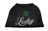 Lucky Rhinestone Shirts Black L (14)