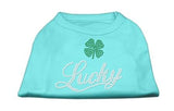 Lucky Rhinestone Shirts Aqua XS (8)