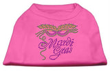 Mardi Gras Rhinestud Shirt Bright Pink L (14)