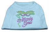 Mardi Gras Rhinestud Shirt Baby Blue XL (16)