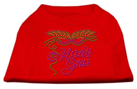 Mardi Gras Rhinestud Shirt Red XL (16)