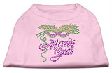 Mardi Gras Rhinestud Shirt Light Pink XS (8)