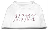 Minx Rhinestone Shirts White XS (8)