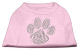 Green Paw Rhinestud Shirts Light Pink M (12)