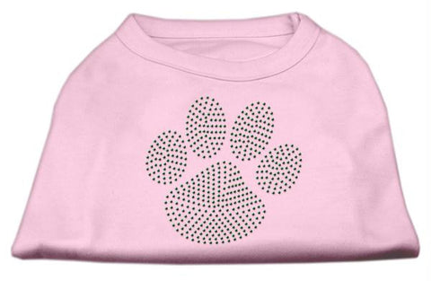 Green Paw Rhinestud Shirts Light Pink XS (8)