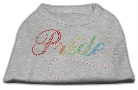 Rainbow Pride Rhinestone Shirts Grey L (14)