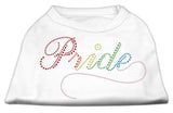 Rainbow Pride Rhinestone Shirts White XS (8)