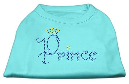 Prince Rhinestone Shirts Aqua L (14)